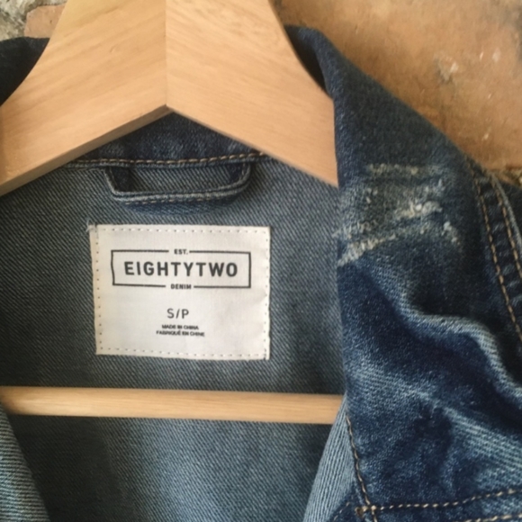 Distressed Denim Vest - Picture 4 of 6